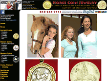 Tablet Screenshot of horsecoinjewelry.com